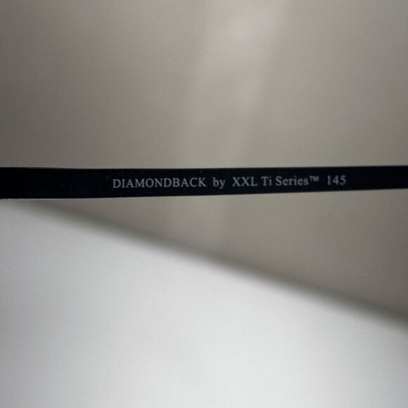 XXL ti series Eyeglasses Frame Only DIAMONDBACK 100 57-19-150 Gunmetal w/Case - Picture 9 of 10